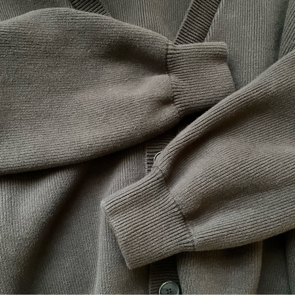 Alo Yoga Scholar Cardigan Sweater Expresso M - Picture 8 of 15